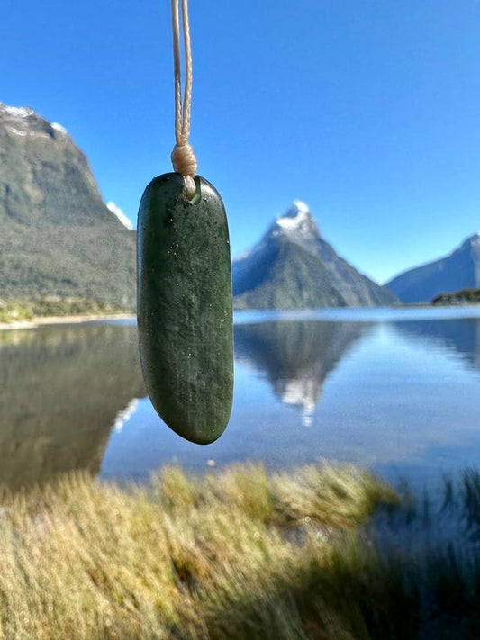 Pounamu 40x13mm (P019)