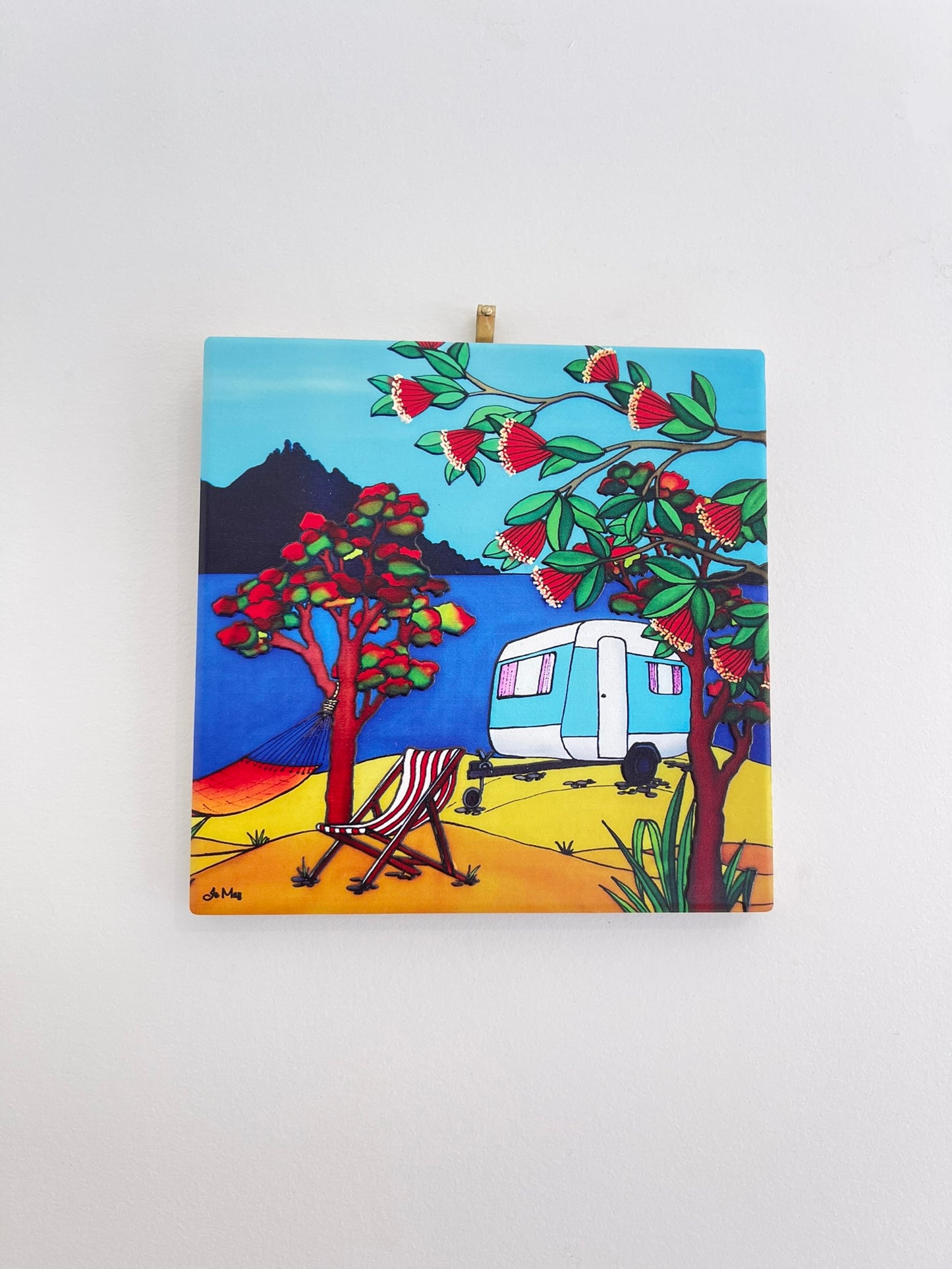 Square Tile (3D) - Caravan