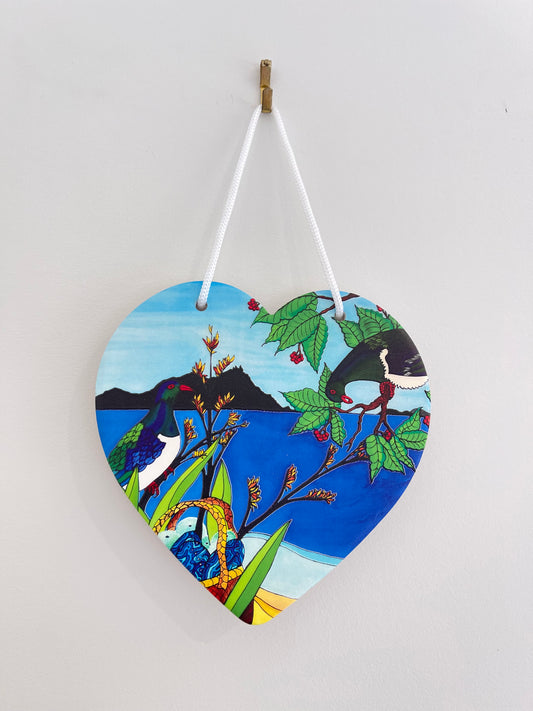 Heart Tile (3D) - Kererū