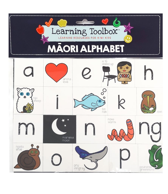 Alphabet in Māori Magnets
