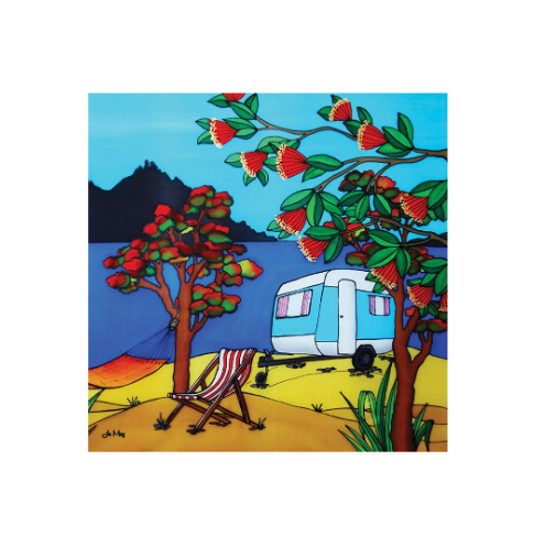 Square Tile (3D) - Caravan