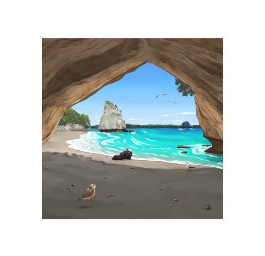 Square Tile (3D) - Cathedral Cove