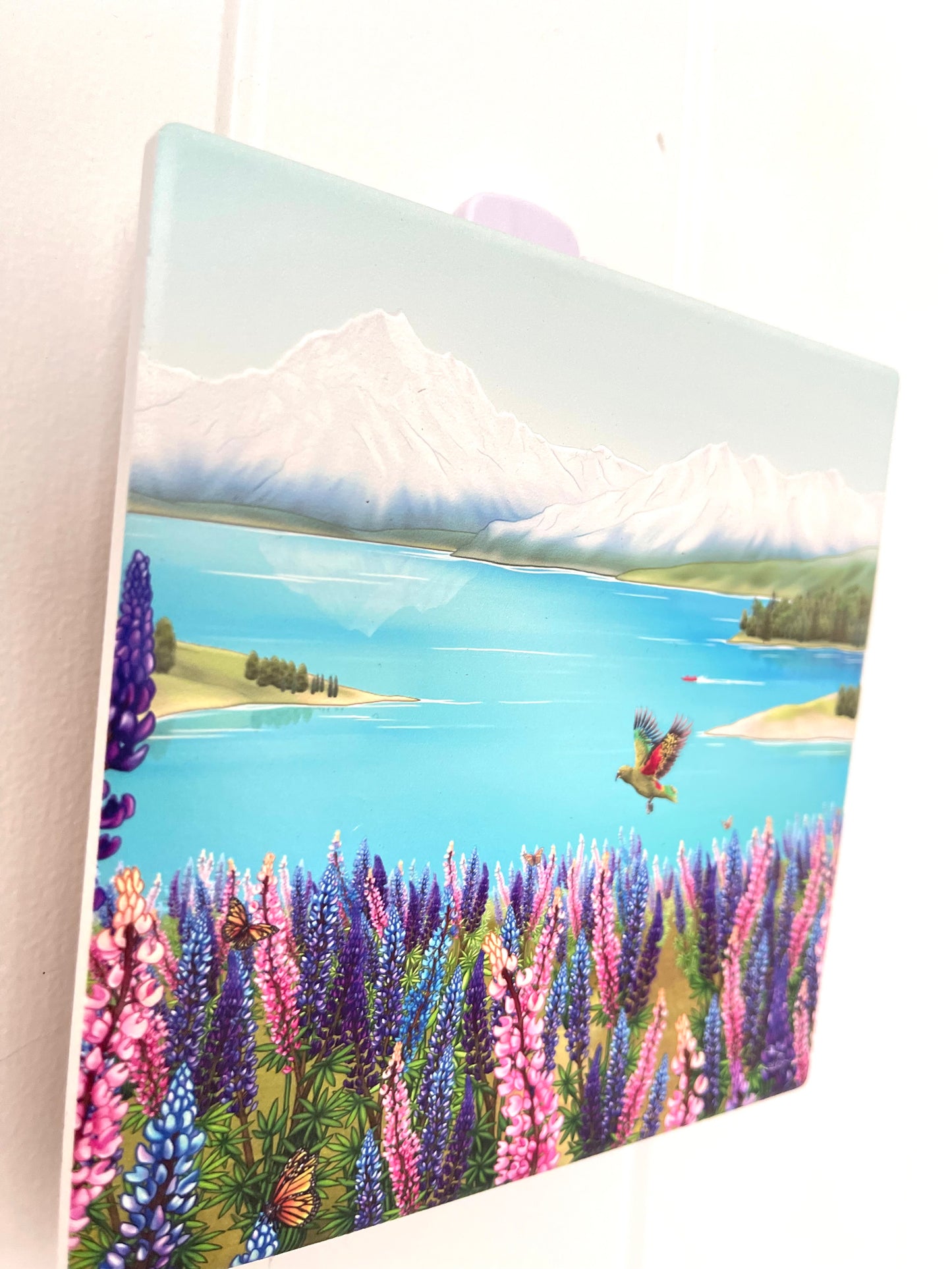 Square Tile (3D) - Lake Tekapo