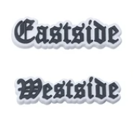 East & West Shoe Charm