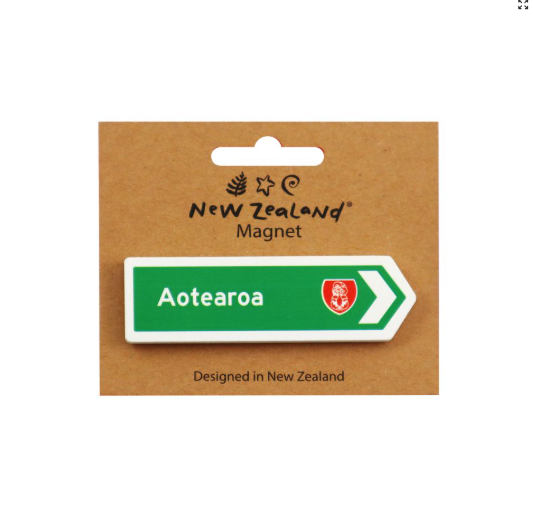 Aotearoa Road Sign Magnet