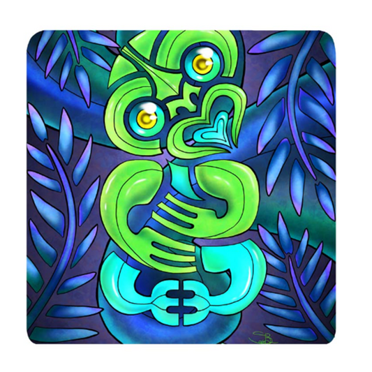 Square Tile (3D) - Tiki