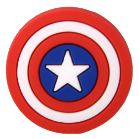 Captain America Shoe Charm
