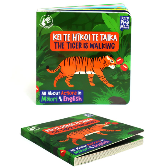 Reo Māori Book - The Tiger Is Walking