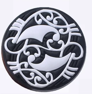 Māori Design Circle Shoe Charm