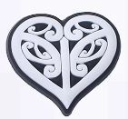 Maori Heart Shoe Charm (2 Options)