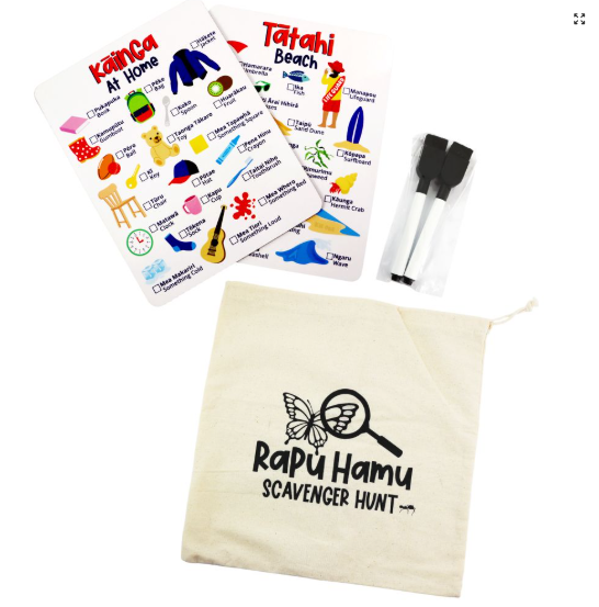 Reo Māori Rapu Hamu (Scavenger Hunt) Game
