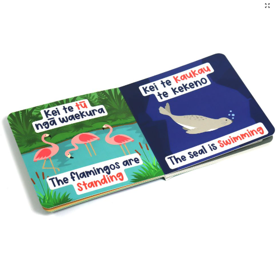 Reo Māori Book - The Tiger Is Walking