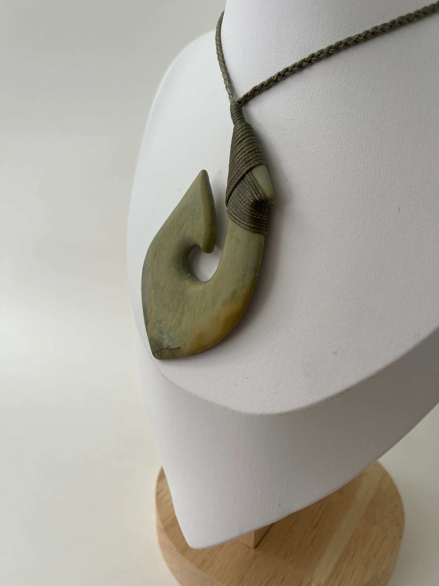 Pounamu Hei Matau (Hook) Necklace