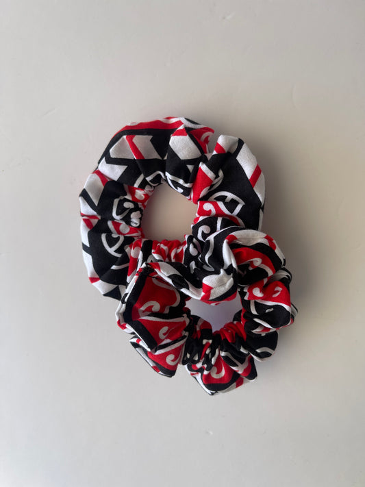 Māori Pattern Scrunchies