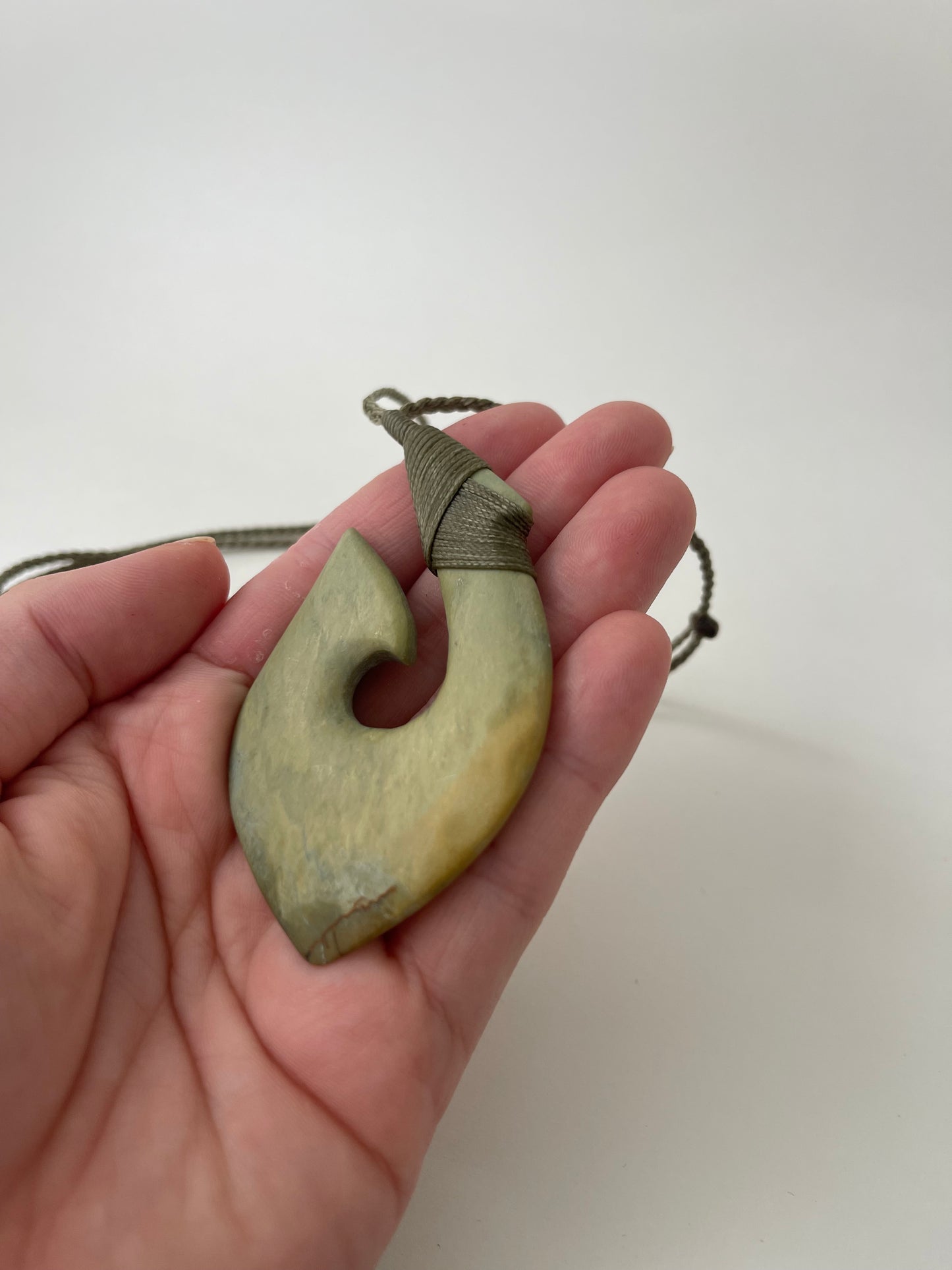 Pounamu Hei Matau (Hook) Necklace