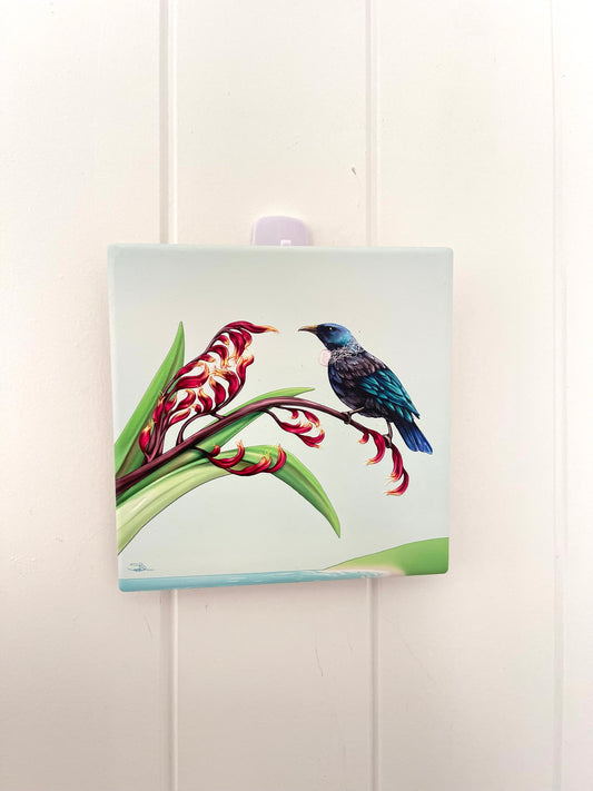 Square Tile (3D) - Mirror Tūī