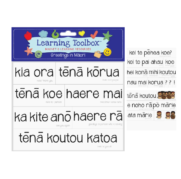 Greetings and Phrases in Māori Magnets