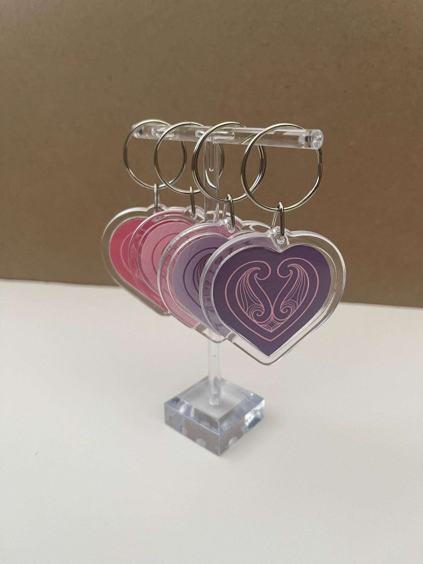 Heart Keyrings