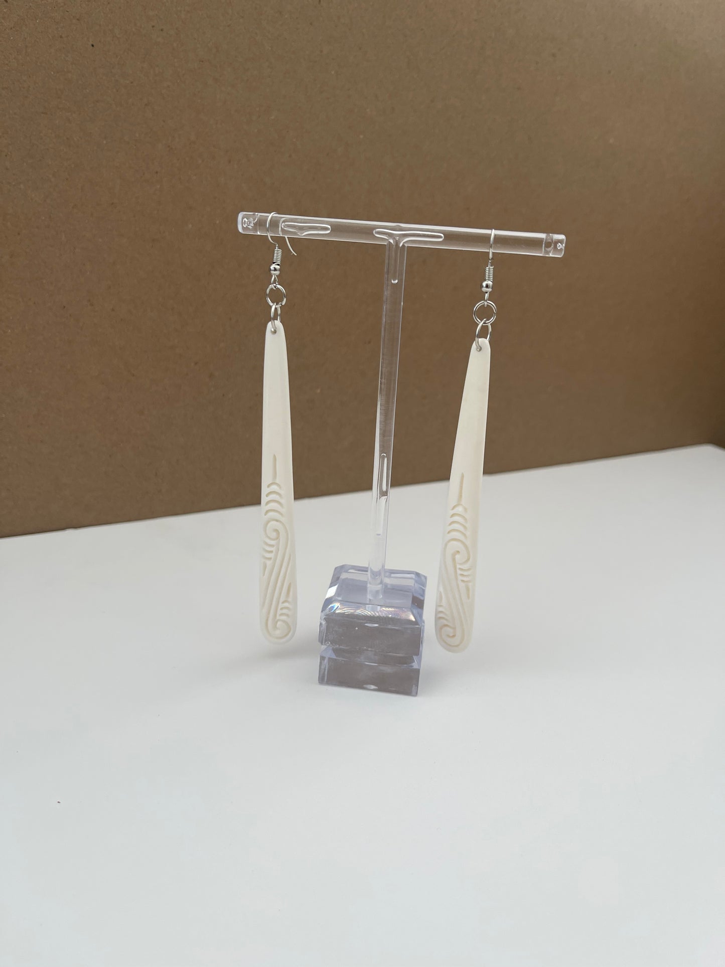 Bone Drop Earrings (3 Sizes)