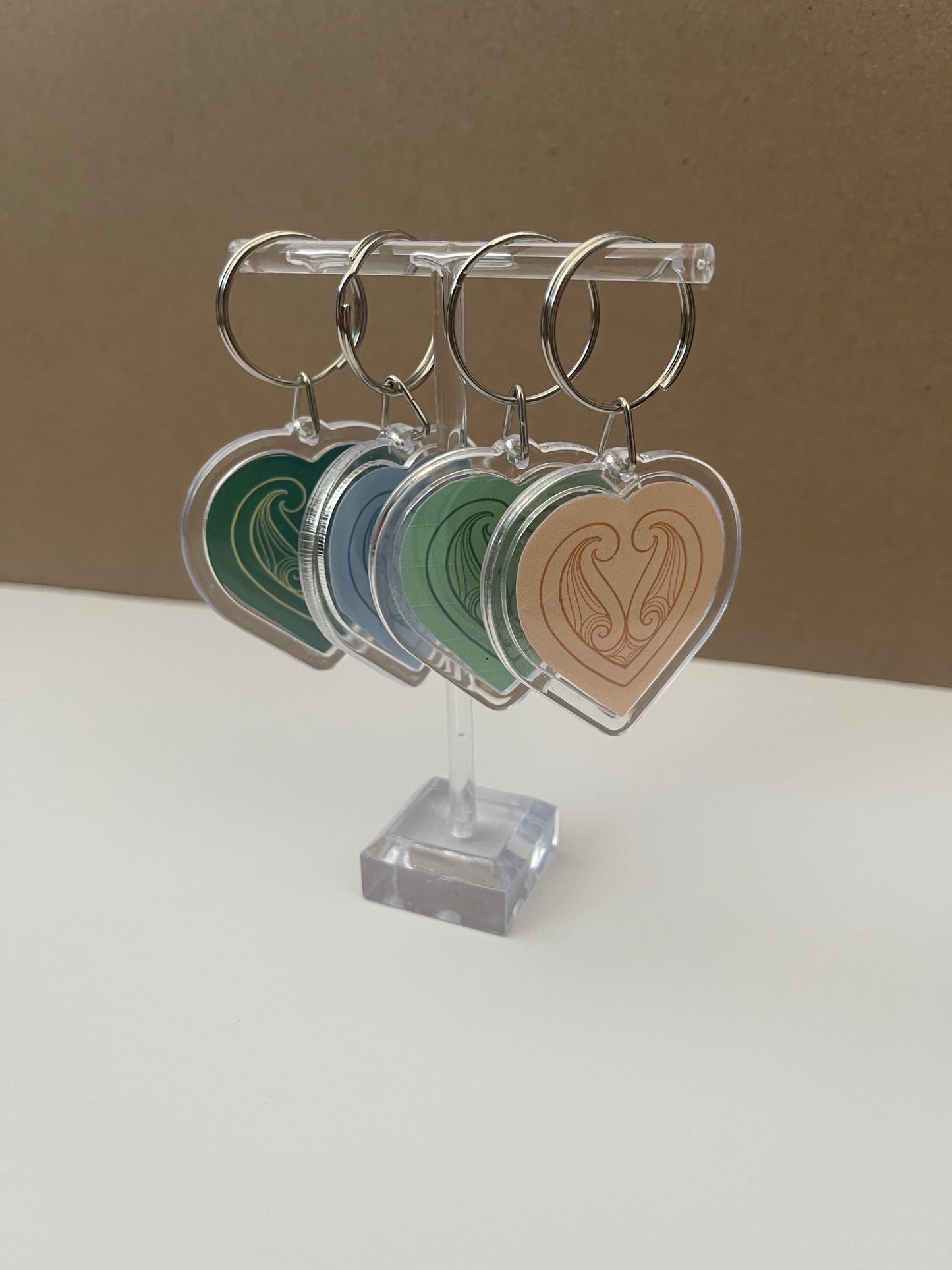 Heart Keyrings