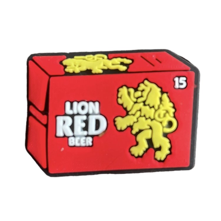 Lion Red Shoe Charm