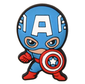 Captain America Shoe Charm (2 options)